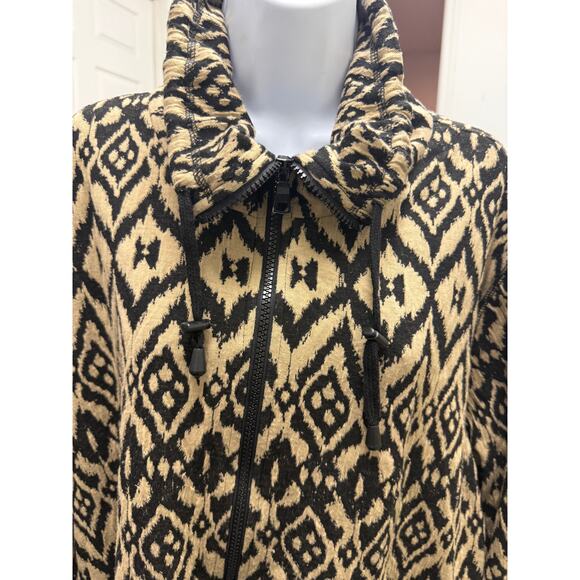 Ruby Rd Favorites Women's Jacket 2X tribal Adjustable Western Plus Aztec Cowboy - Picture 2 of 5